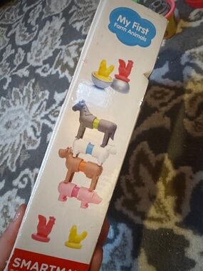 SMARTMAX My First Farm Animals Magnetic Toy Set - Multicolor missing the white l